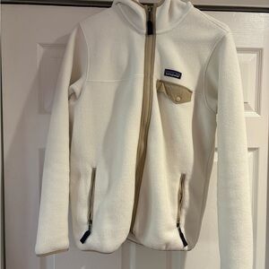 Patagonia White Fleece Jacket